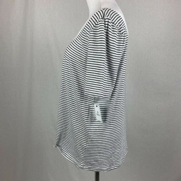 Susina striped short sleeve square neck tee - Picture 5 of 6